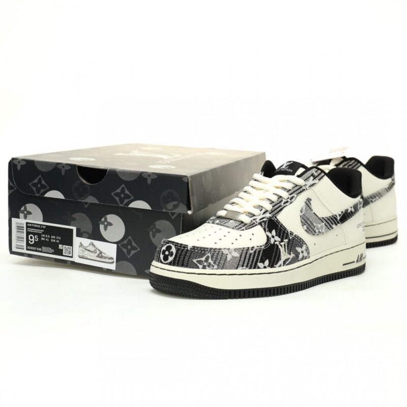 【AT9044】ルイ・ヴィトン x ナイキ Air Force 1 コラボ クラシックローカットスニーカー | LV x Nike