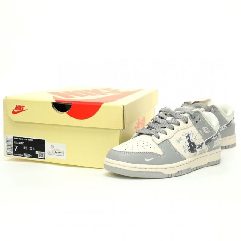 【AT9045】Stussy ✖️ ナイキ Dunk コラボレーション スニーカー | Stussy x Nike