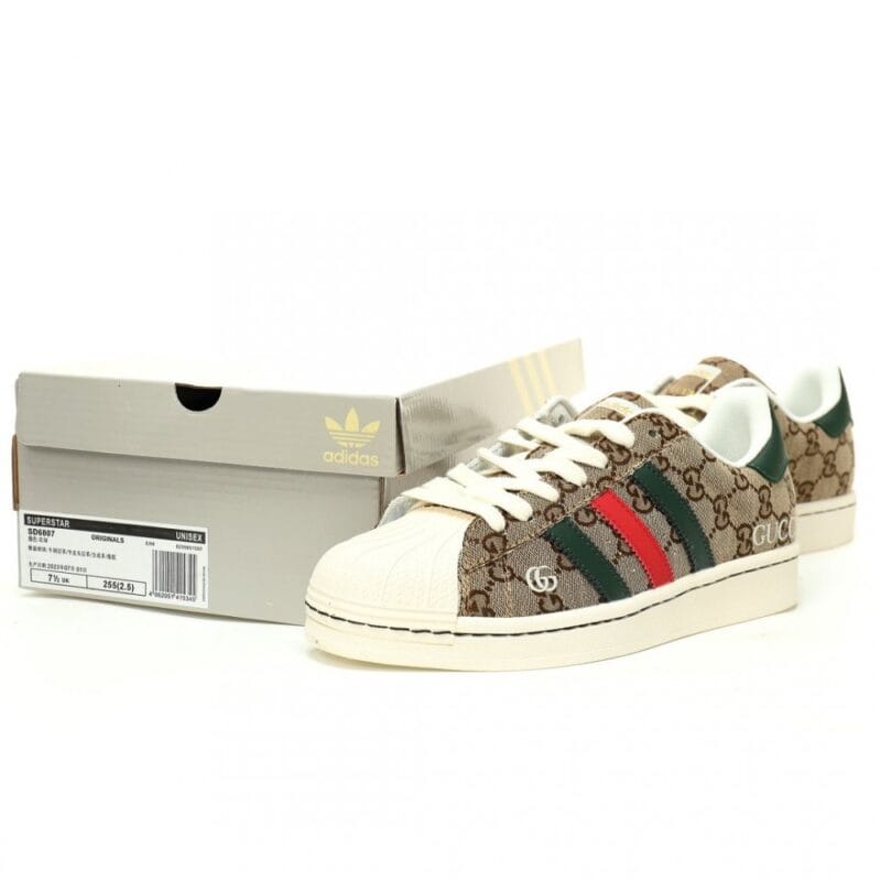 【AT9065】アディダス×グッチ コラボレーション スニーカー | Adidas Superstars