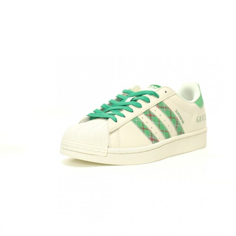 【AT9072】グッチ x アディダス オリジナルス コラボ クラシックシェルトゥスニーカー | Superstar