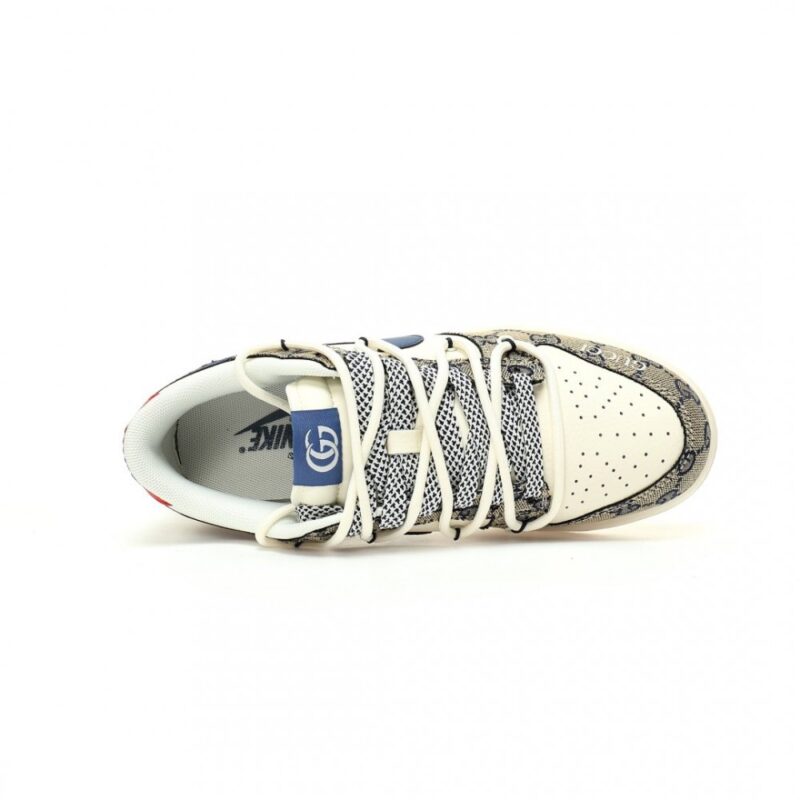 【AT9074】Gucci x Nike SB Dunk Lowスケートシューズ | ハイエンドファッションとストリートカルチャーの融合 | Nike x Gucci