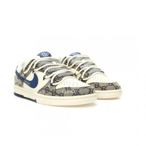 【AT9074】Gucci x Nike SB Dunk Lowスケートシューズ | ハイエンドファッションとストリートカルチャーの融合 | Nike x Gucci