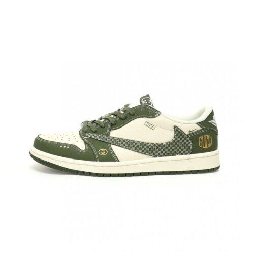 【AT9075】グッチ x ナイキ エアジョーダン1 ロー - 豪華なコラボレーションスニーカー | Nike x Gucci