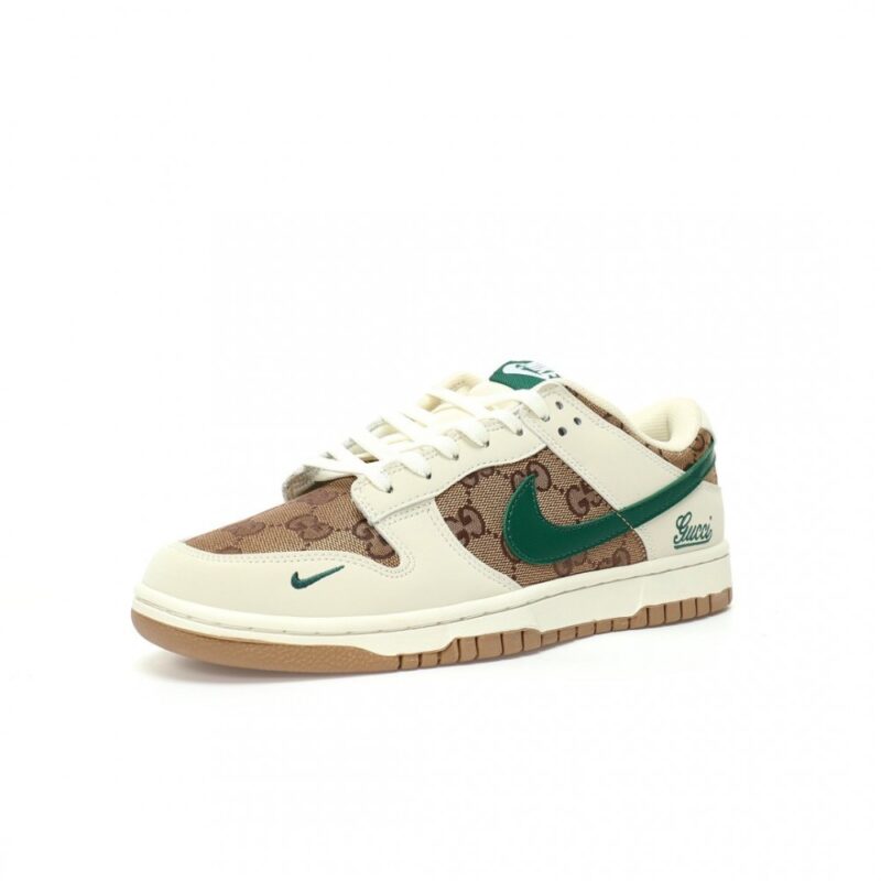 【AT9076】Gucci x Nike SB Dunk Low スニーカー - 贅沢なストリートファッション | Gucci x Nike