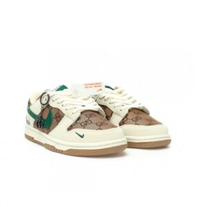 【AT9076】Gucci x Nike SB Dunk Low スニーカー - 贅沢なストリートファッション | Gucci x Nike