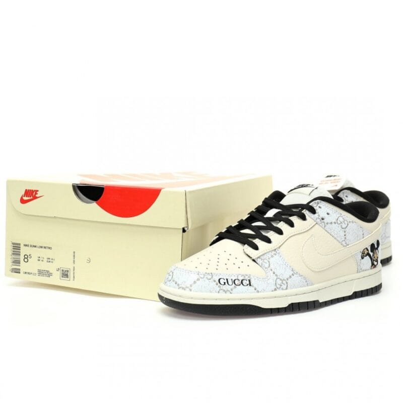 【AT9077】ナイキSB ダンクロー x グッチ コラボ スニーカー | Nike x Gucci