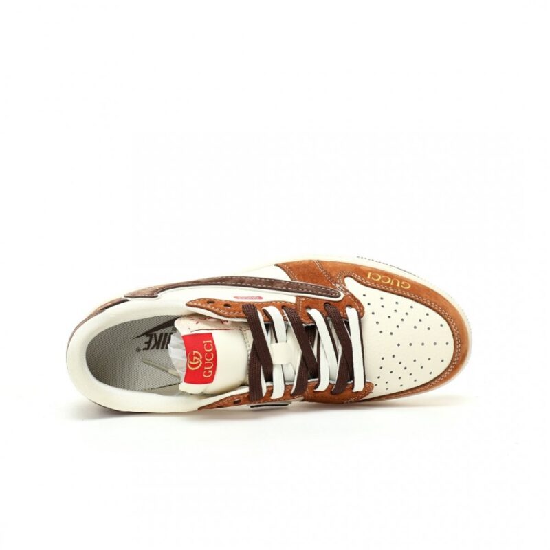 【AT9080】グッチ×トラヴィス・スコット×ナイキ Air Jordan 1 Low 2025年蛇年限定カラー | Nike x Gucci