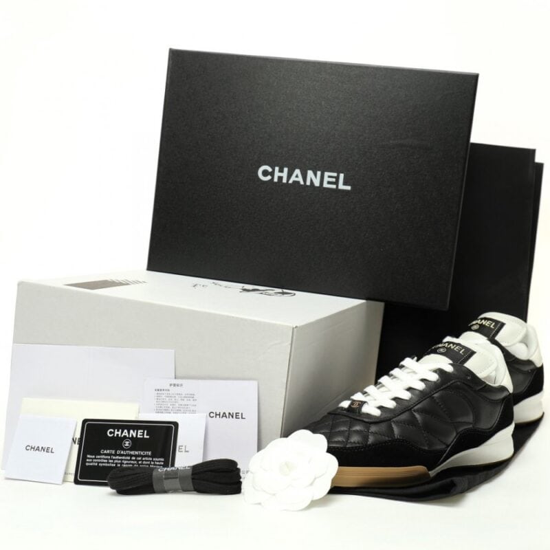 【AT9084】CHANEL シャネルのクラシックなダイヤ柄スニーカー - フランスの高級ブランドの最新モデル | Chanel