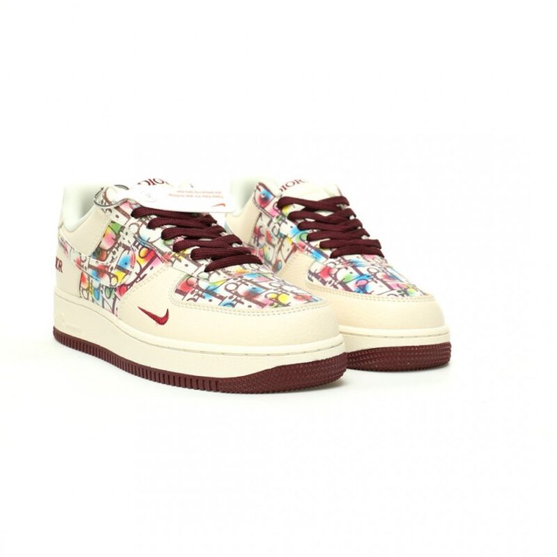 【AT9090】ナイキ エアフォース 1 x Dior コラボ レザースニーカー | Nike x Dior