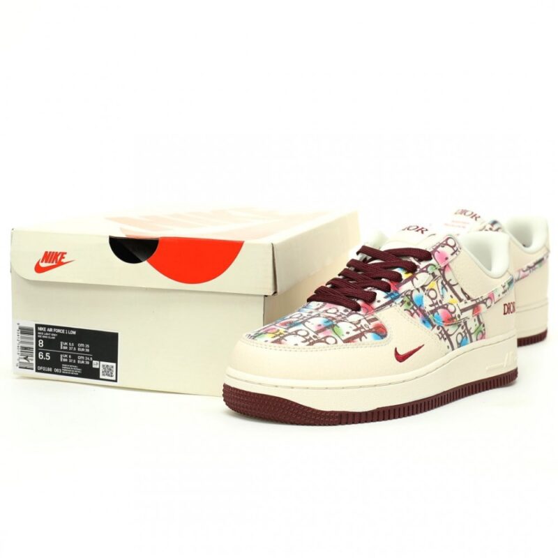 【AT9090】ナイキ エアフォース 1 x Dior コラボ レザースニーカー | Nike x Dior