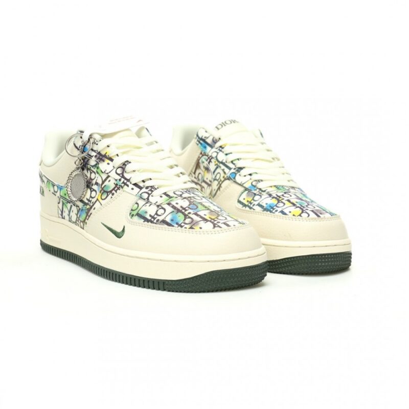 【AT9092】ナイキ×ディオールAir Force 1'07 LV8低, ファッション スニーカー | Nike x Dior
