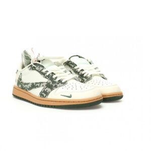 【AT9105】ディオール x トラビス・スコット x ナイキ エアジョーダン 1の低コラボ限定版スニーカー | Dior x Nike