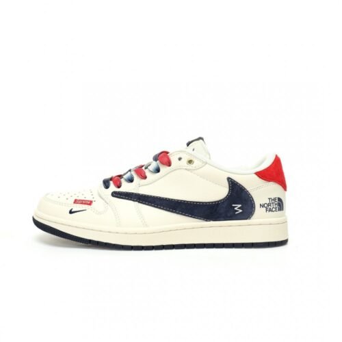 【AT9117】ナイキ×ノースフェイス×トラビススコットコラボ Air Jordan 1 Low スニーカー | TNF x Nike