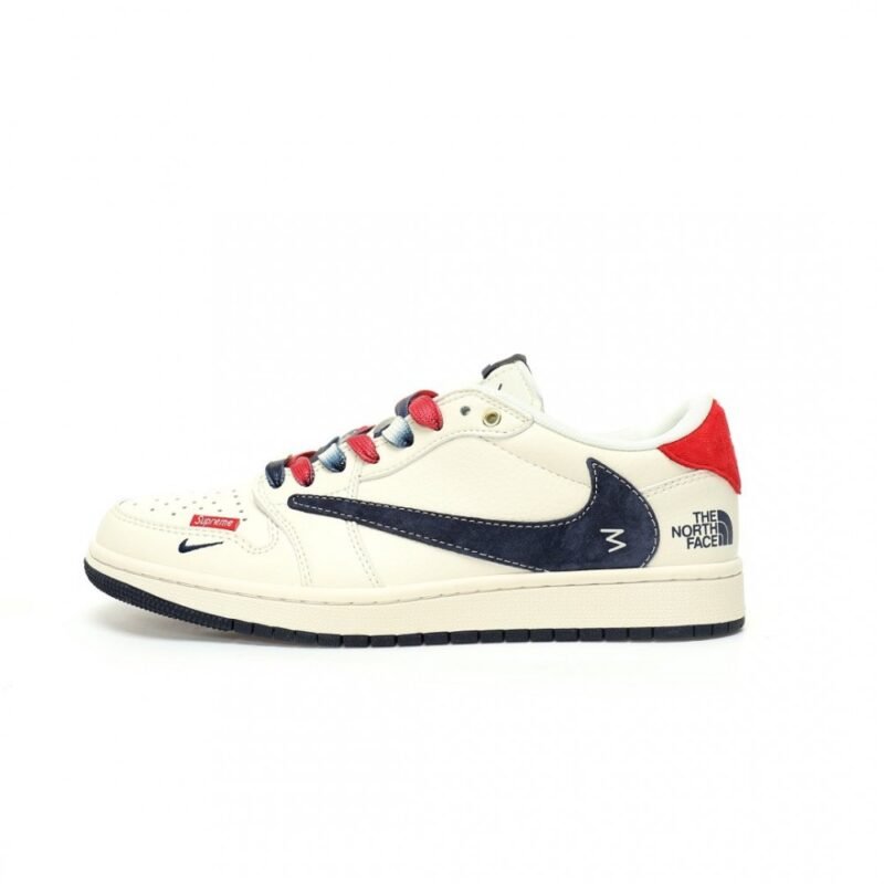 【AT9117】ナイキ×ノースフェイス×トラビススコットコラボ Air Jordan 1 Low スニーカー | TNF x Nike