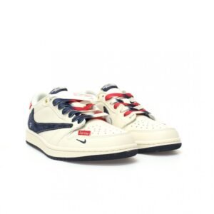 【AT9117】ナイキ×ノースフェイス×トラビススコットコラボ Air Jordan 1 Low スニーカー | TNF x Nike