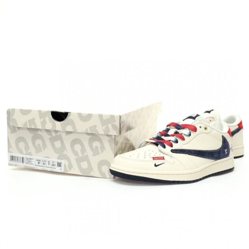【AT9117】ナイキ×ノースフェイス×トラビススコットコラボ Air Jordan 1 Low スニーカー | TNF x Nike
