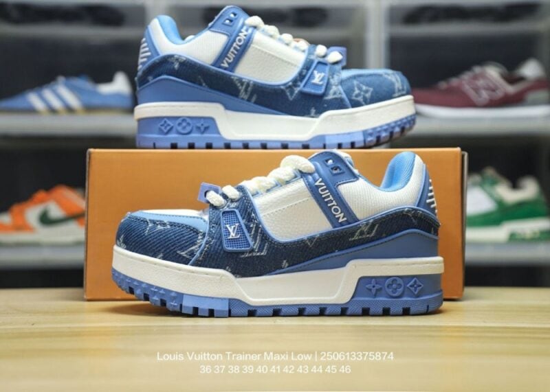 【AT9745】ルイ・ヴィトン Trainer Maxi Lowシリーズスニーカー | LV