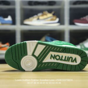 【AT9750】ルイ・ヴィトン グリーンホワイトカラーロートップスニーカー | Louis Vuitton Malletier
